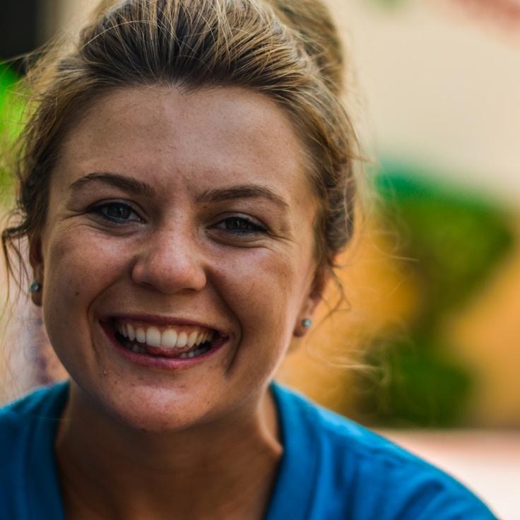 Portrait of Mira Solano, group coordinator and fusion cooking expert